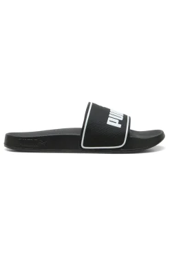Ciabatte nere con logo bianco e fascia imbottita Puma Leadcat 2.0
