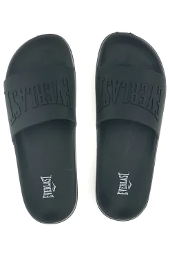 Ciabatte nere con logo Everlast EV068