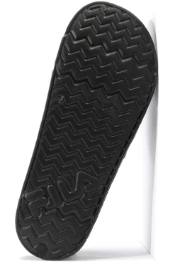Ciabatte nere con logo maxi Fila FFT0028