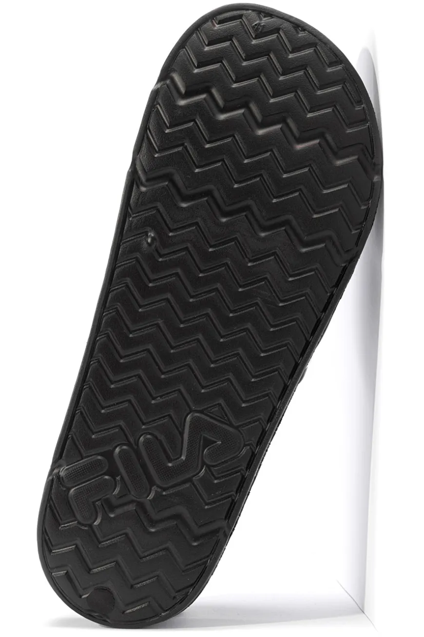 Ciabatte nere con logo maxi Fila FFT0028