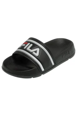 Ciabatte nere con logo maxi Fila FFT0028