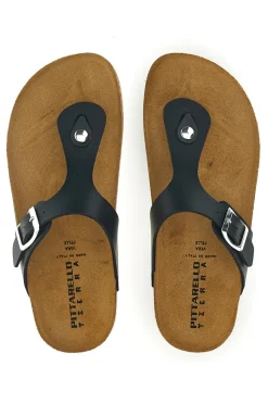 Ciabatte nere infradito Pittarello Tierra 335A2177SR