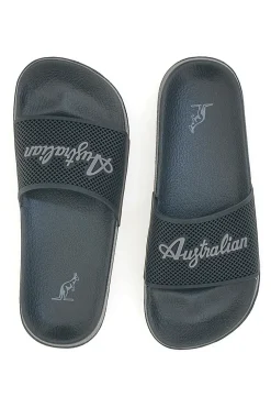 Ciabatte Nere in Gomma Australian 400