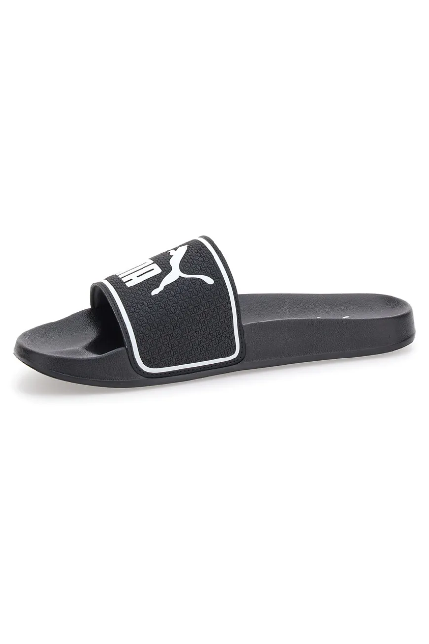 Ciabatte Nere In Gomma Con Fascia Puma Leadcat 2