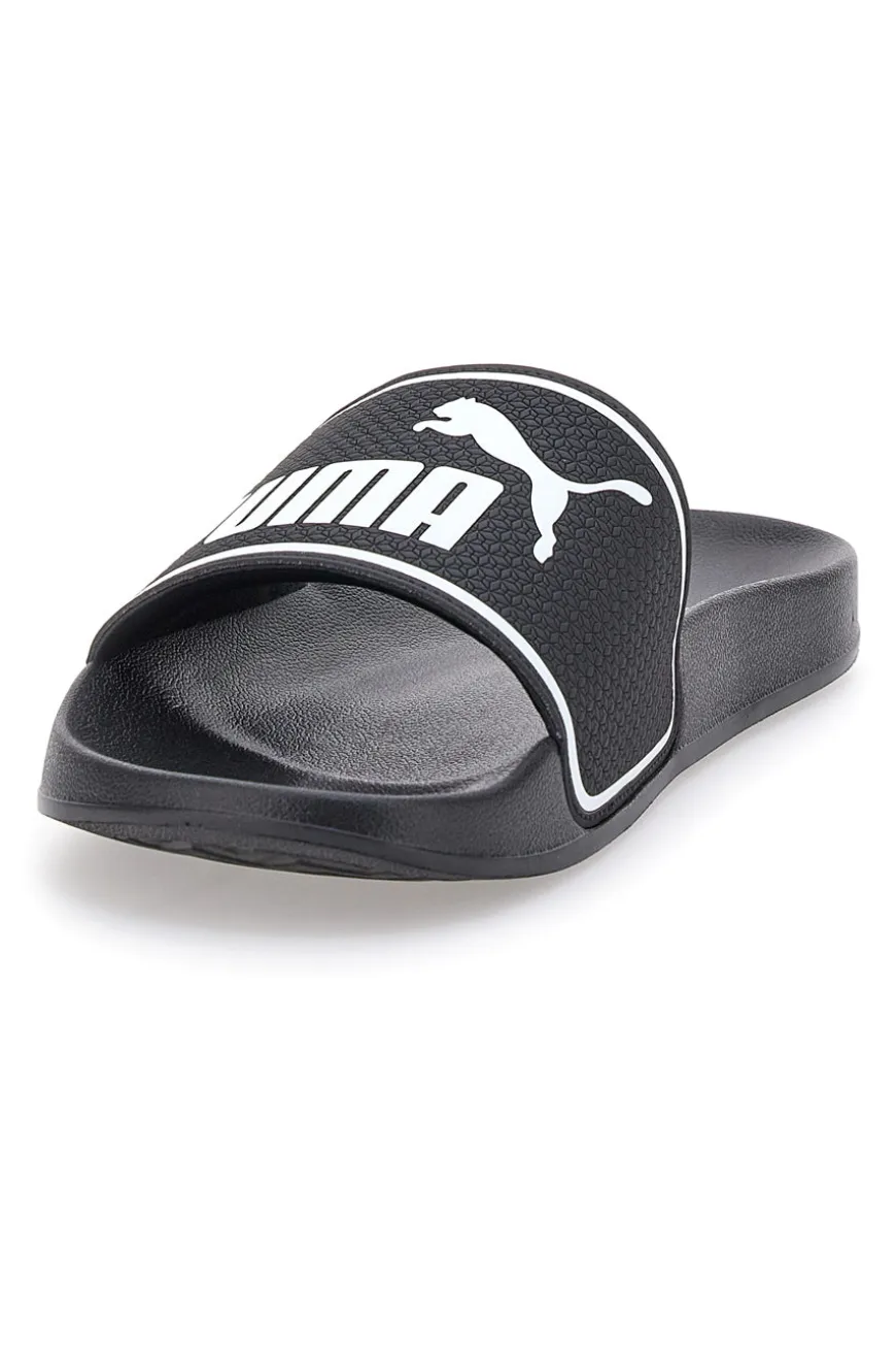 Ciabatte Nere In Gomma Con Fascia Puma Leadcat 2