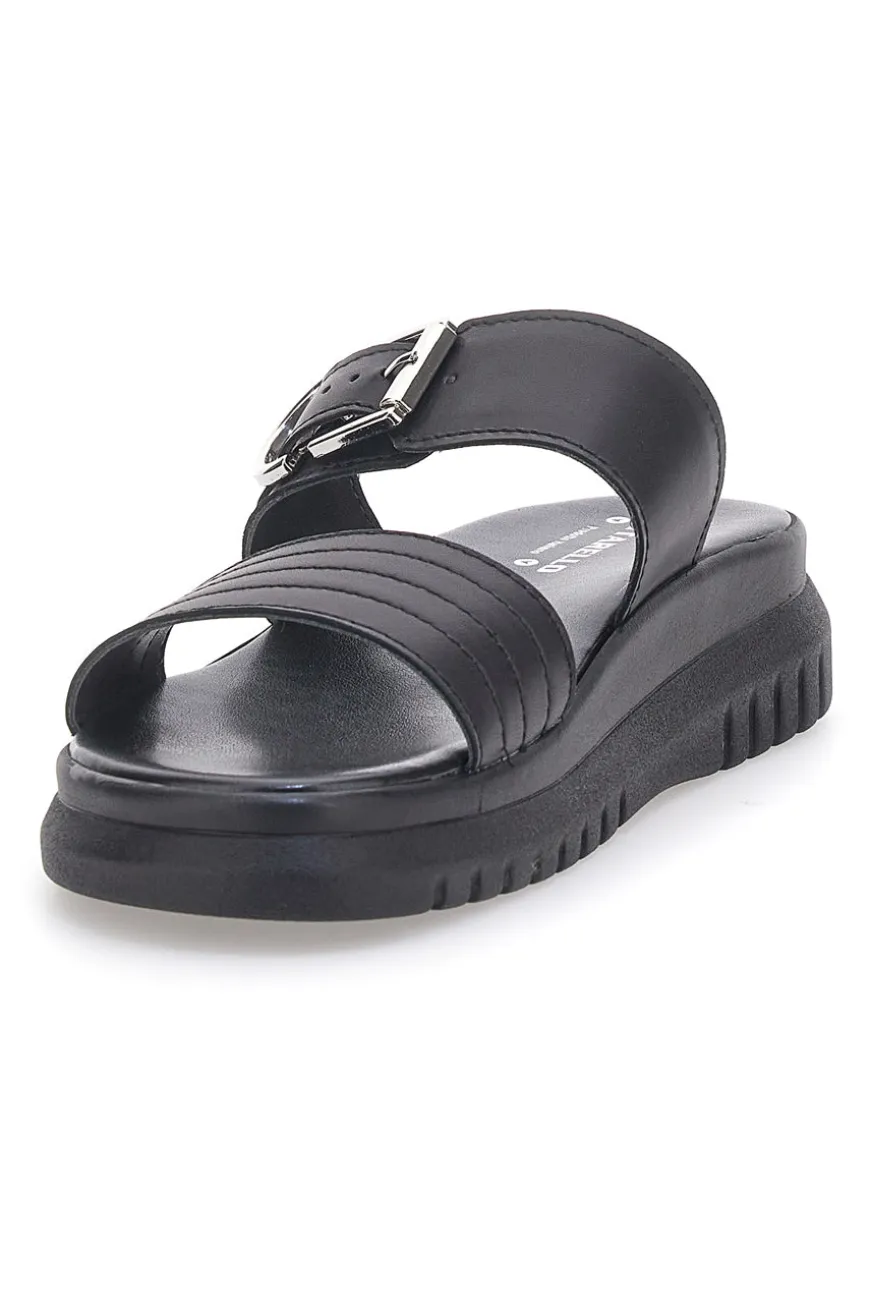 Ciabatte nere in vera pelle Made in Italy Pittarello Love 36091926