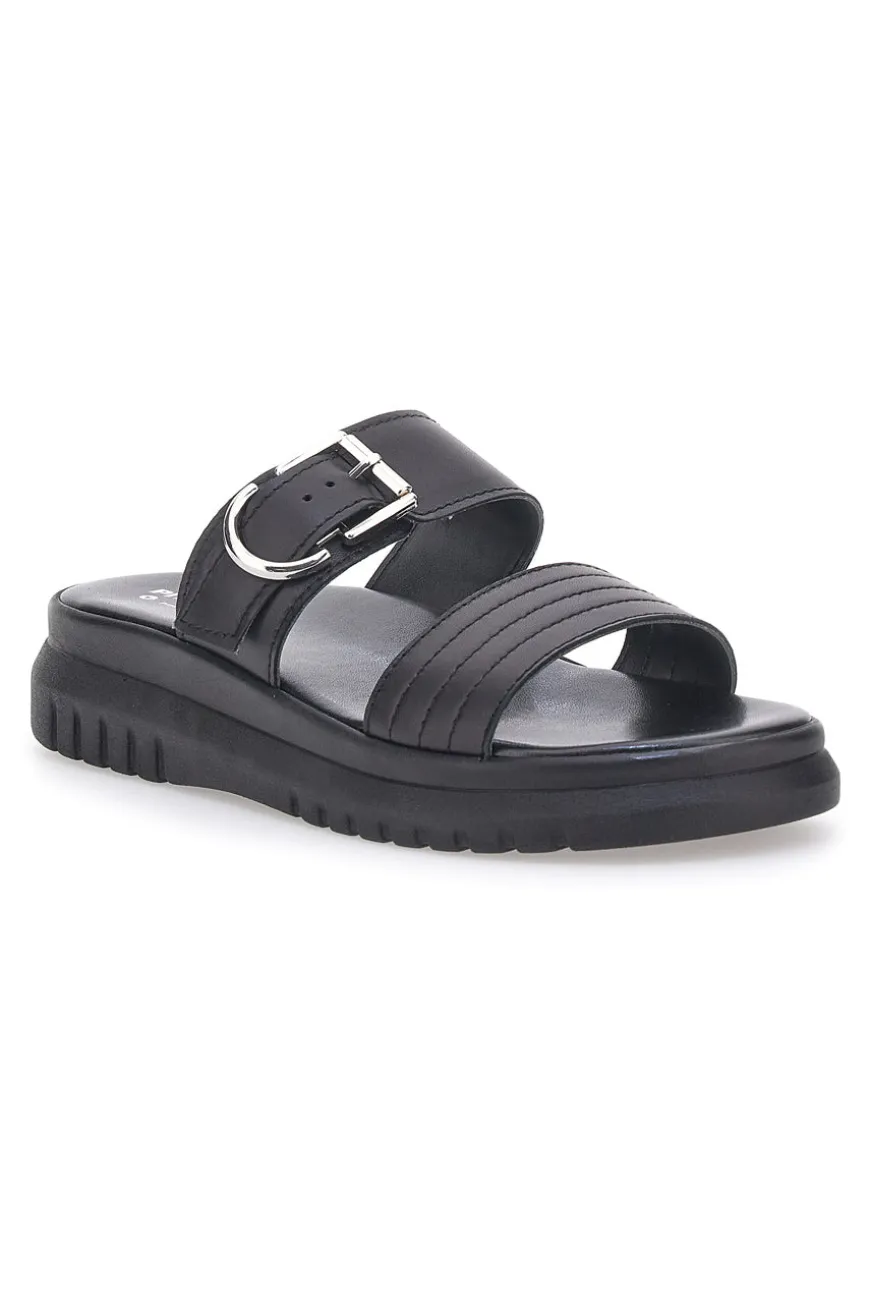 Ciabatte nere in vera pelle Made in Italy Pittarello Love 36091926