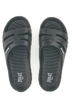 Ciabatte nere monoscocca con logo EVERLAST 2T2L 1851