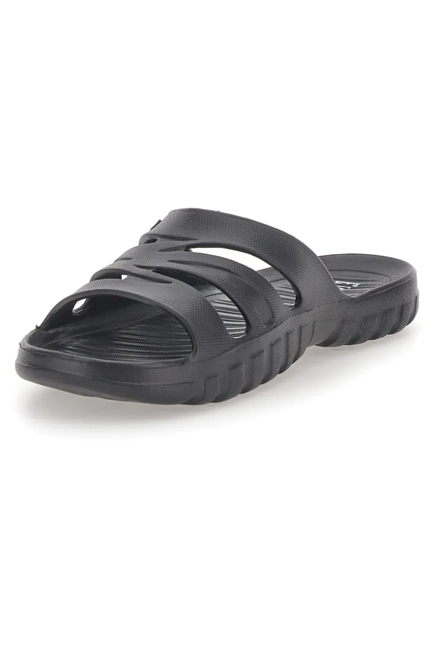 Ciabatte nere monoscocca con logo EVERLAST EV064