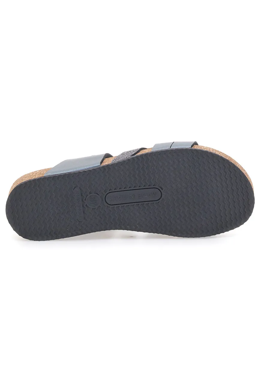 Ciabatte Piombo Con Sottopiede in pelle Pittarello Eco 293A410