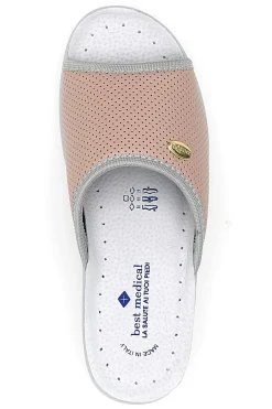 Ciabatte rosa con plantare anatomico suola antiscivolo Best Medical 24