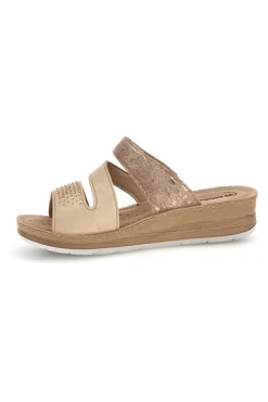 Ciabatte Sabbia con sottopiede in pelle Inblu 62 FC