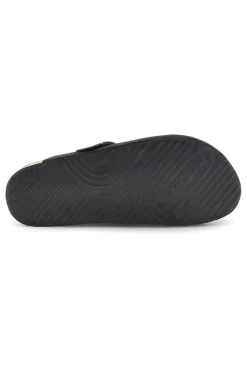 Ciabatte Sabot nere con fibbia regolabile Superga S11U700