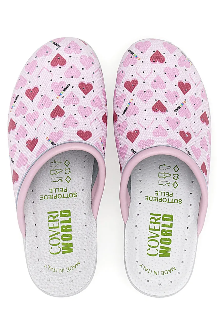 Ciabatte Stampa Cuori Coveri World 24906
