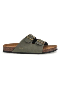 Ciabatte verde con doppia fibbia Goodyear GY11031