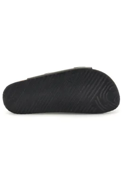 Ciabatte verdi con doppia fascia regolabile Made in Italy in vera pelle Superga S31T823