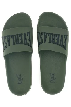 Ciabatte verdi con logo Everlast EV068