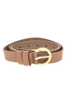 Cintura marrone con fibbia tonda First lady WIS 0149 E