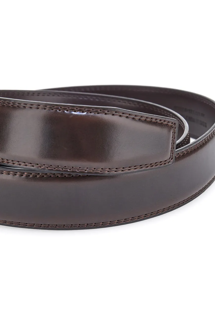Cintura marrone in pelle con fibbia in metallo Navigare A3876-35