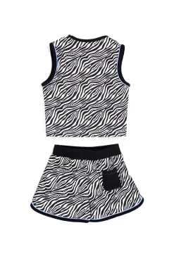 Completo nero e bianco fantasia zebrata Pitt kids PT-G-SE-9041