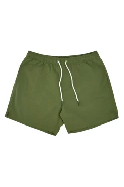 Costume Boxer Mare Verde da Uomo Con Tasche Aqu77 001