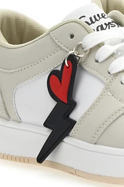 Cremefarbene Sneakers „Sweet Years 8580“.