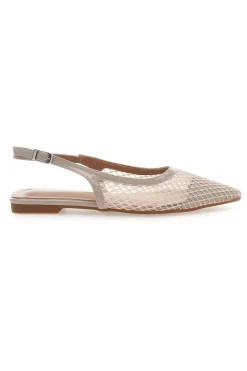 Décolleté beige con cinturino posteriore Le havre XQJ52012