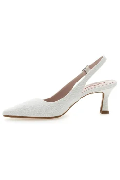Décolleté Bianche Slingback Effetto Pizzo PITTARELLO ROMANTIC 2241