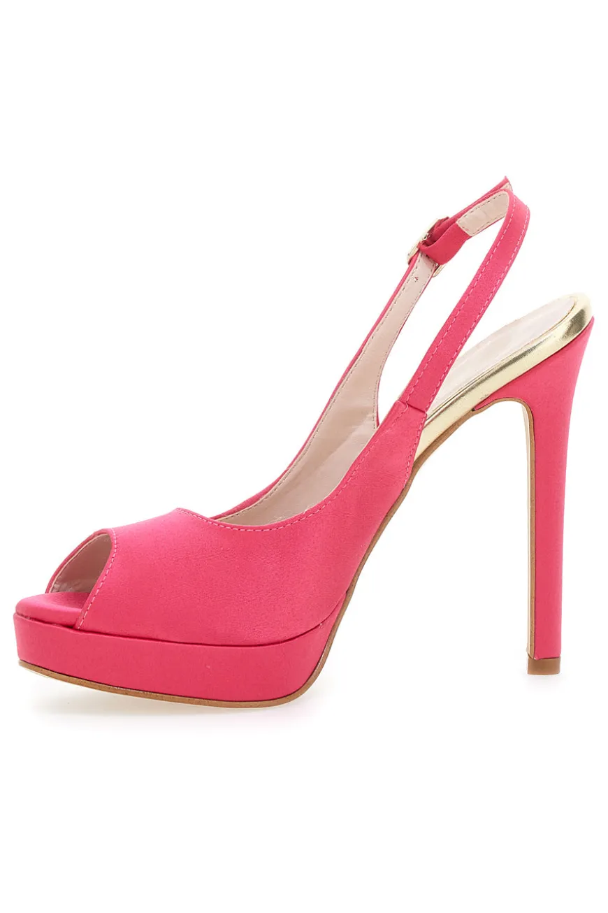Décolleté con Punta Aperta Pittarello Glam 1164 Fuxia