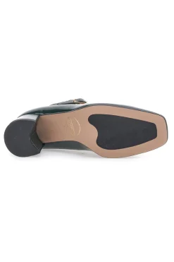 Décolleté Mary Jane Verde Scuro con Cinturini PITTARELLO C5010
