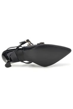 Décolleté nere con cinturini e tacco sagomato Burani 51852c1211