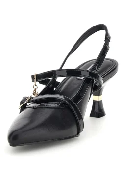 Décolleté nere con cinturini e tacco sagomato Burani 51852c1211
