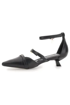 Décolleté nere con cinturini e tacco basso Ferrè F692C711