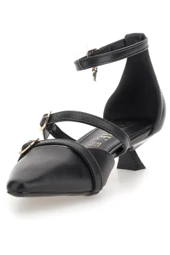 Décolleté nere con cinturini e tacco basso Ferrè F692C711