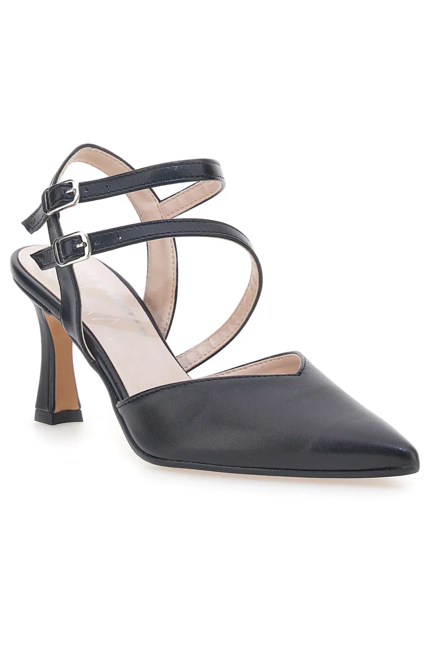 Décolleté Nere con Cinturini Pittarello Glam 251