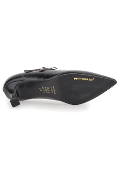Décolleté nere con cinturino Obliquo PITTARELLO CLASS 4362