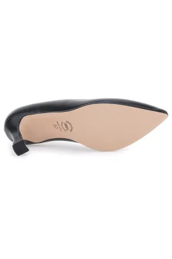 Décolleté nere con tacco a rocchetto e punta affusolata Pittarello vera 8453