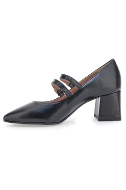 Décolleté Nero con doppio cinturino Pittarello class 775