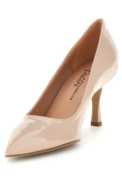 Décolleté nude in vernice Pittarello couture 6418