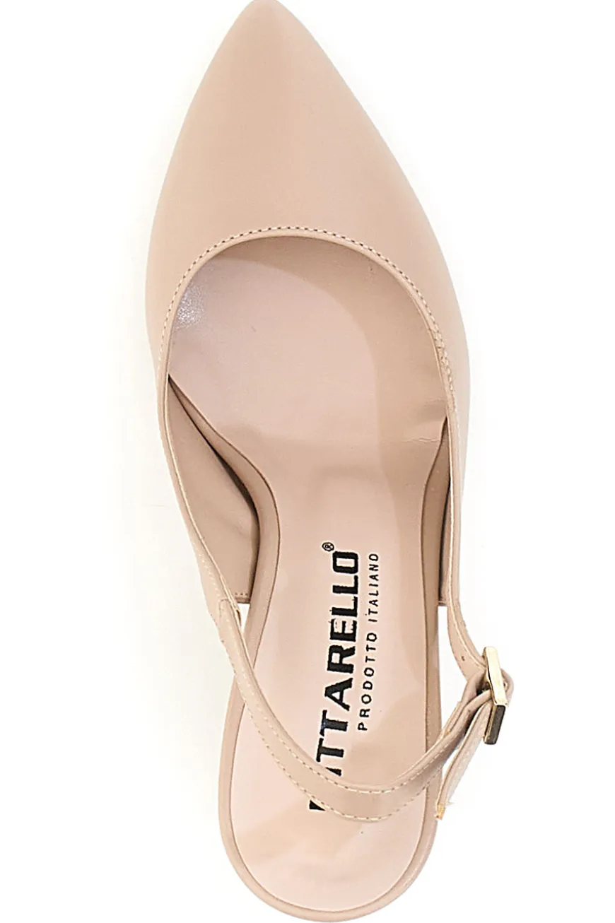 Décolleté Nude SlingBack Pittarello 4246