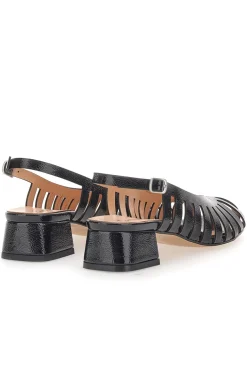 Décolleté Slingback Nere Con Tacco Basso e Punta Chiusa PITTARELLO COUTURE 3906