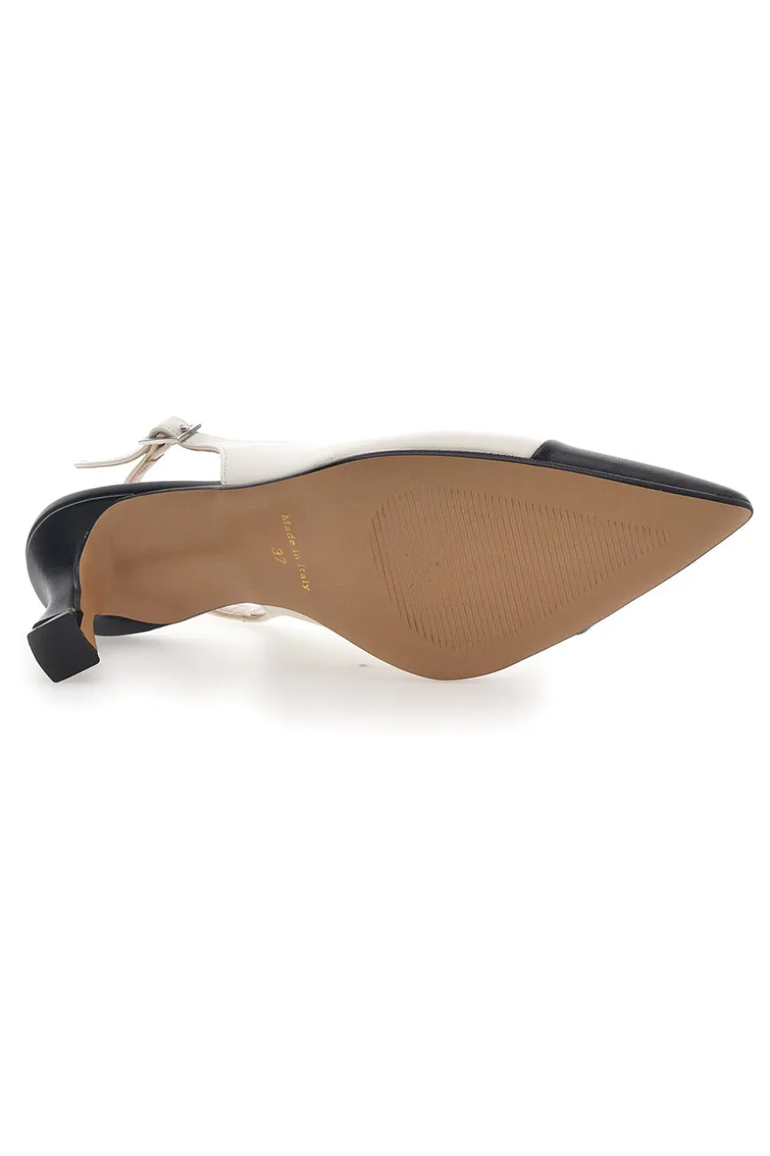 Décolleté Slingback Pittarello Glam Bianche 256