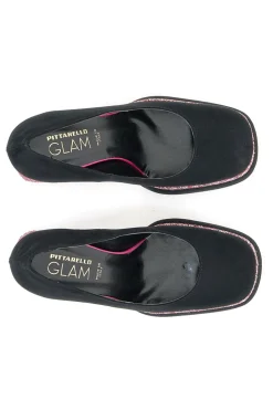 Decollete Platform Pittarello Glam 3336 Nere con Glitter