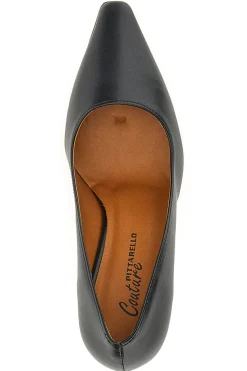 Decolleté nere con tacco a campana Pittarello Couture 48301