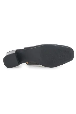 Decolleté Slingback Nere Con Tacco Basso Prima Riga 21684LIDY