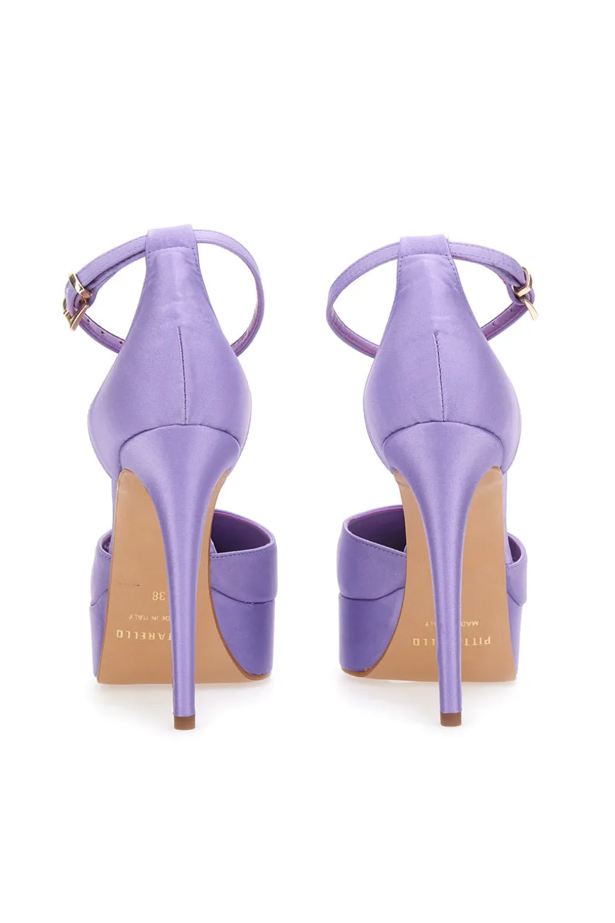 Dekolleté-Plateau Pittarello Elite 611 Lila Satin