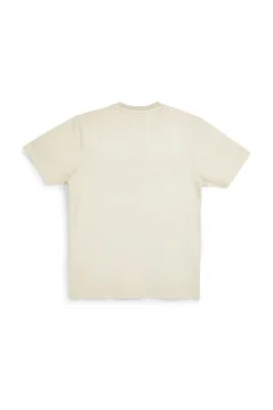 Einfarbig beige T-Shirt mit Rundhalsausschnitt Pittarello tierra PT-M-T-9066