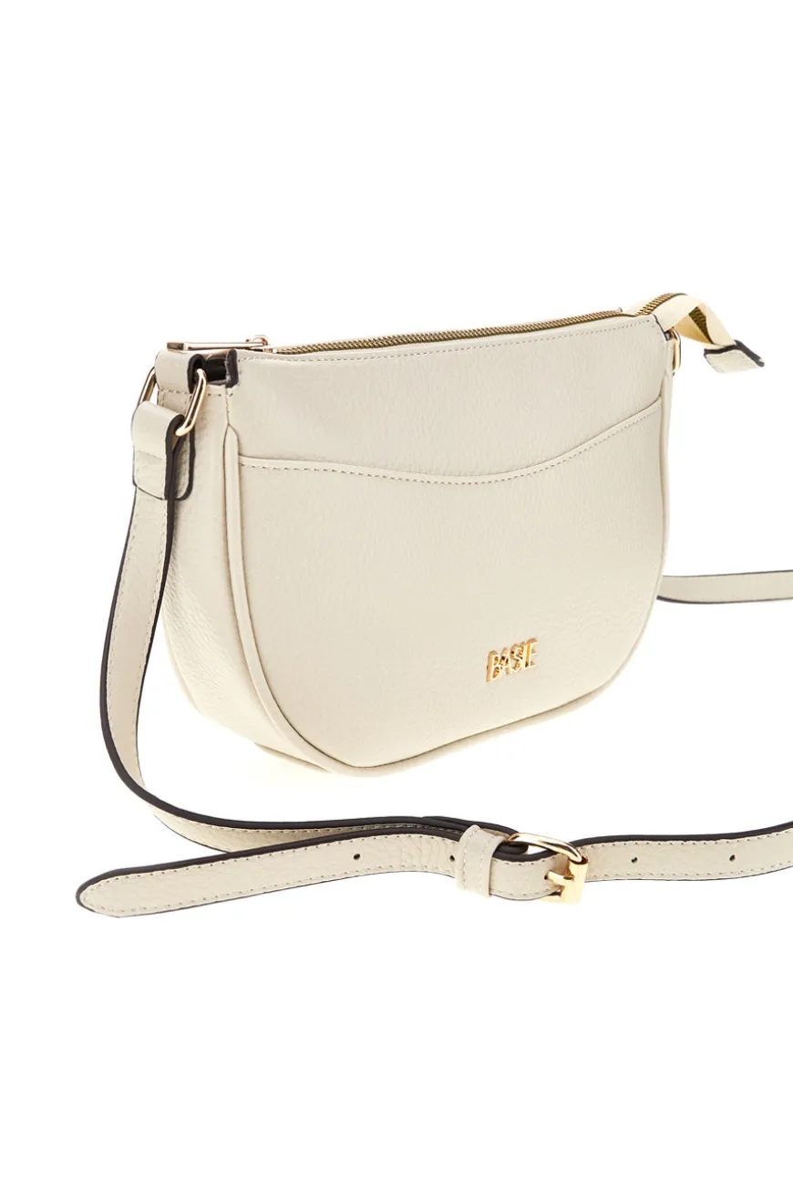 Elfenbeinfarbene Tasche mit verstellbarem Schulterriemen Basile BA12093DOL