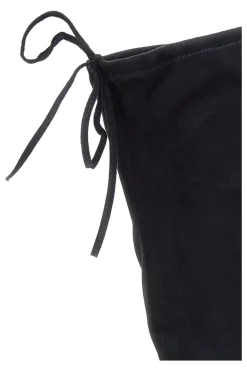 Energy I37224 Schwarze Overknee-Stiefel mit Blockabsatz und Schnürung hinten