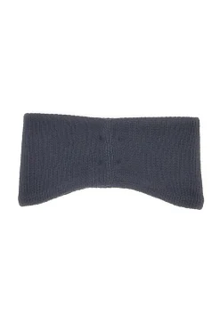Fascia in maglia nera con logo Tommy Jeans Heritage Core